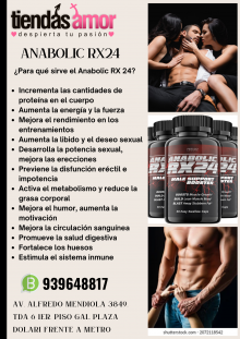 ANABOLIC RX24 - POTENCIADOR SEXUAL SEXSHOP 